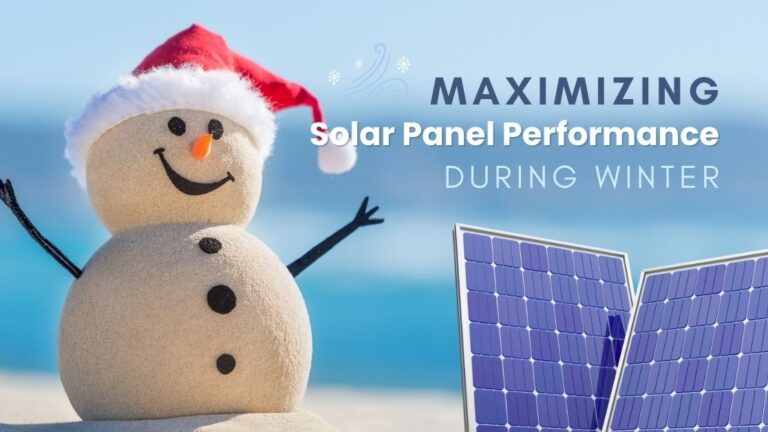 Maximizing Solar Panel Performance During Winter
