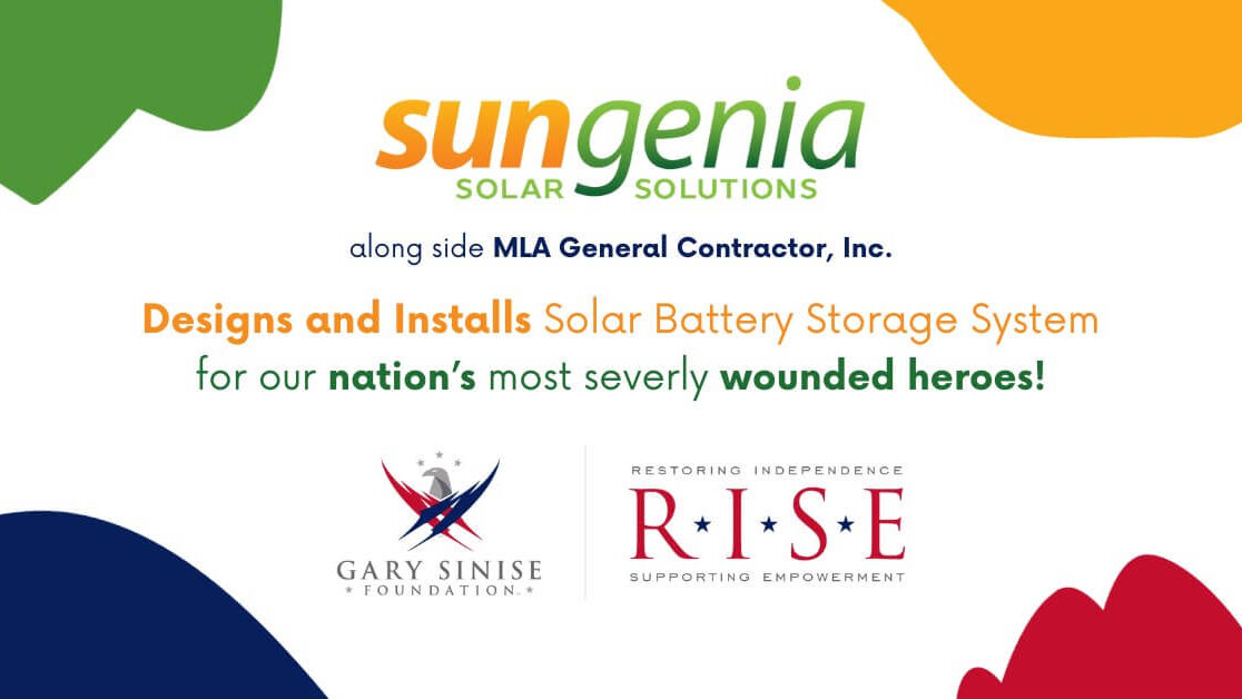 Sungenia Installs Solar Battery Storage for Gary Sinise Foundation